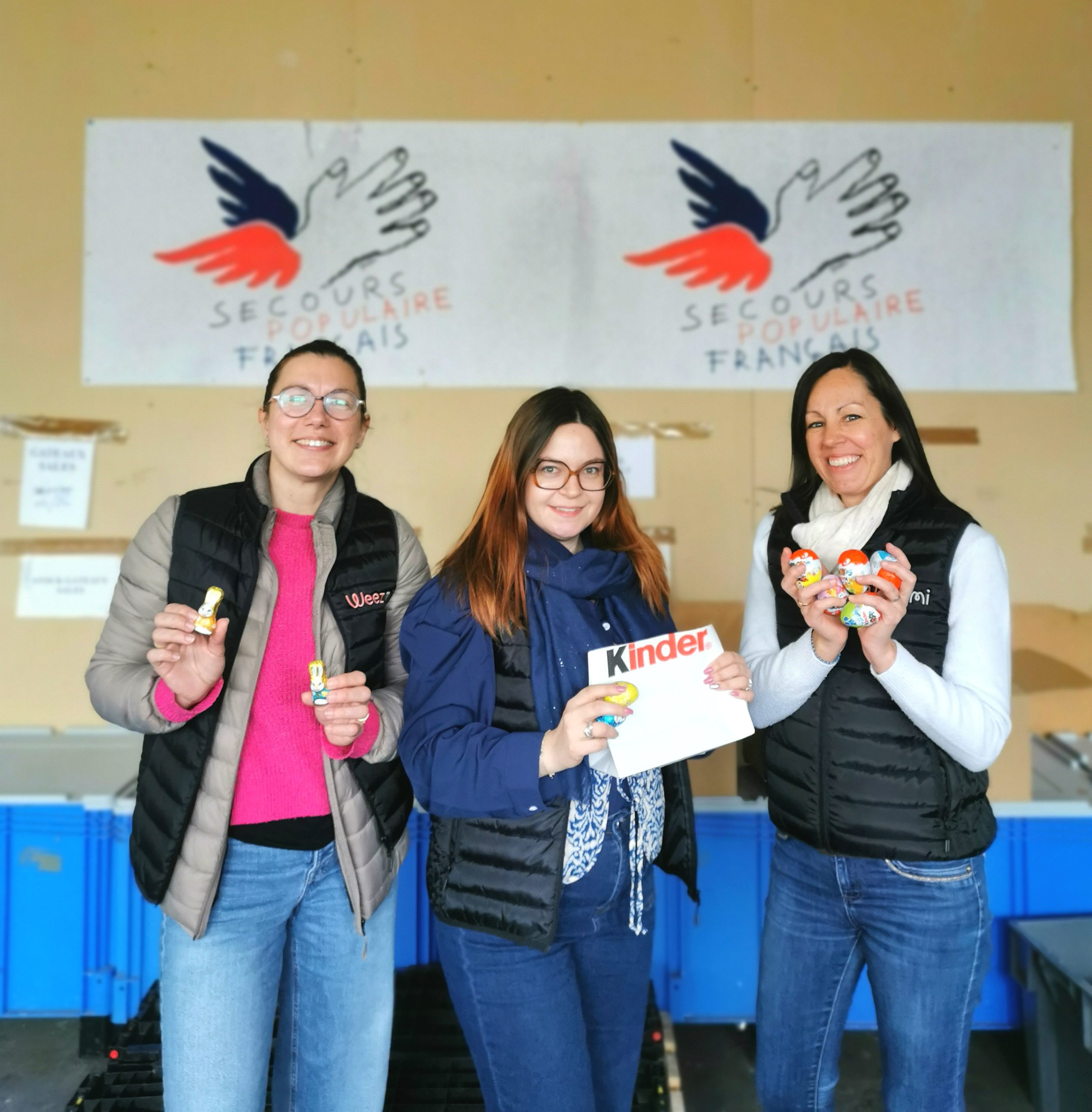 Une matinée solidaire avec le Secours populaire pour préparer la chasse aux œufs